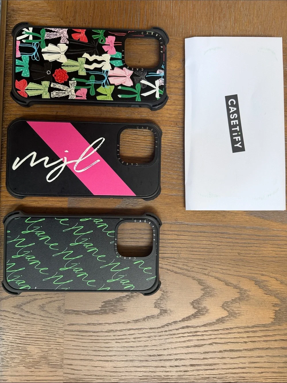 Bundle of 3, Casetify IPhone 14 Pro Max phone cases